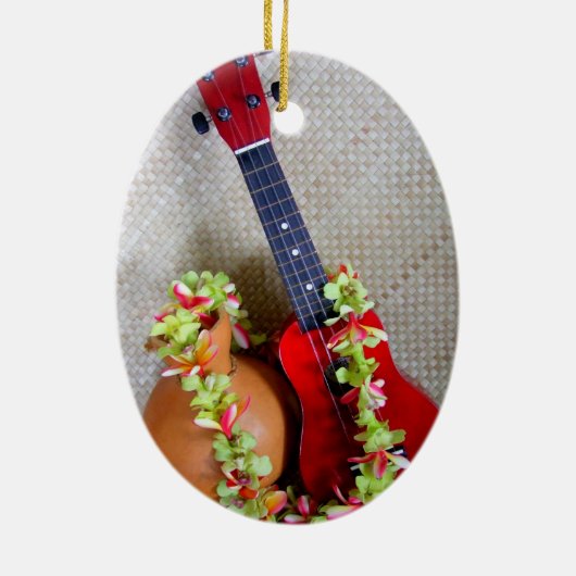 Uke, Lei en Ipu Keramisch Ornament (Achterkant)