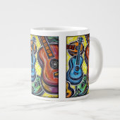 Uke Orchestra Jumbo China Mug (Devant droit)
