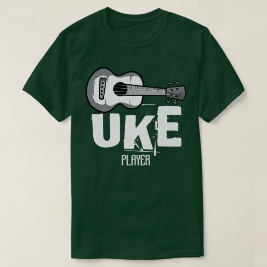 Uke Player Music Lover3094 T-shirt (Design voorkant)