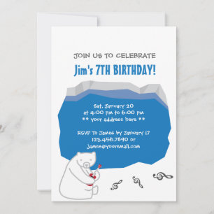 Uke Polar Beer 7e verjaardag van de uitnodiging va