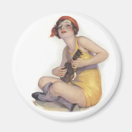 Uke Spelen Flapper Magnet Magneet (Voorkant)