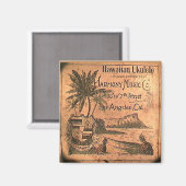  Ukelele Label Magnet Magneet (Voorkant / Achterkant)