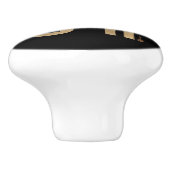 Ukelele Pun Uke kan het grappige Hawaiiaanse spele Keramische Knop (Zijkant)