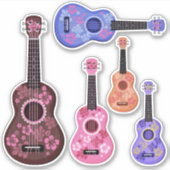 Ukelele stickers (Voorkant)