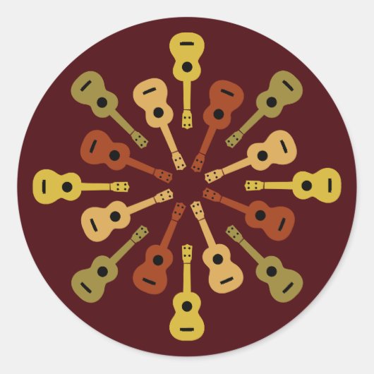 Ukelele stickers (Voorkant)