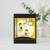 Ukes est Cool ! Carte postale (Debout devant)