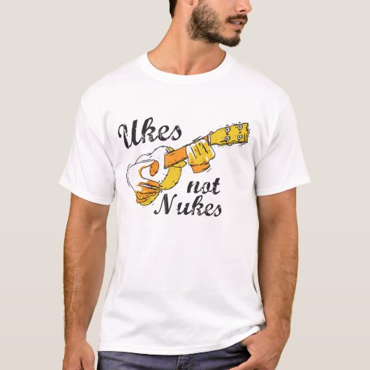 Ukes niet nukes t-shirt (Voorkant)
