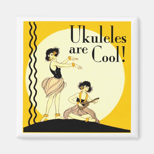 Ukes zijn Cool! Magneet (Voorkant)