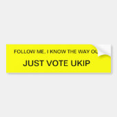 UKIP-BUMPERSTICKER BUMPERSTICKER (Voorkant)