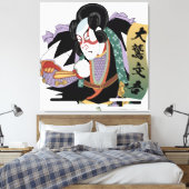 Ukiyo-e Art of Kabuki Canvas Afdruk (Insitu (Slaapkamer))