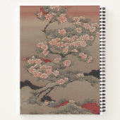 Ukiyo-e Flowering Tree Notitieboek (Achterkant)