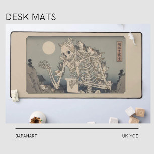 Ukiyo-e geïnspireerde muismat– Dramatisch JAPAN Bureaumat