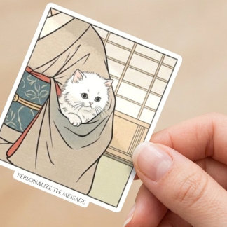 Ukiyo-e Inspired – Dramatic JAPAN  Sticker