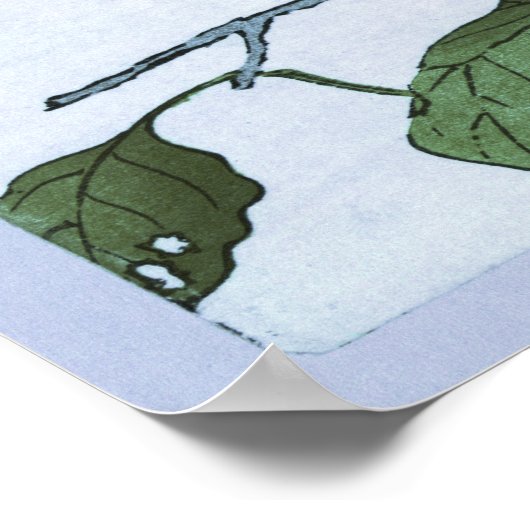 Ukiyo-e japonais Impression d'un raisin mangeant d (Coin)