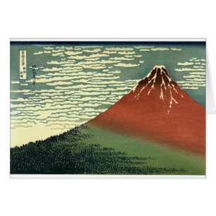 Ukiyo-e South Wind Clear Sky of Red Fuji