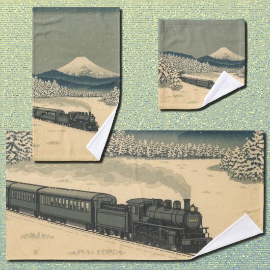 Ukiyo-e Winter Train