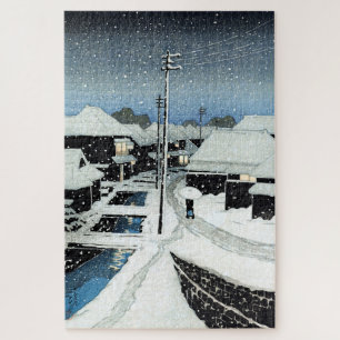 ukiyoe - hasui - C07 - Het dorp Terashima ... Legpuzzel