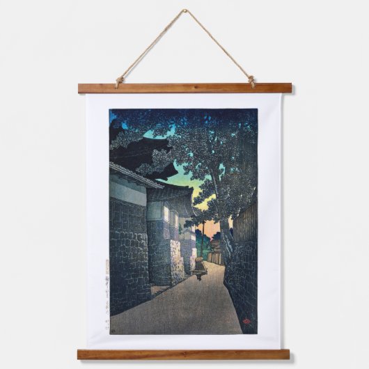 ukiyoe [hasui] C20 Kosho tempel, Himi, Etchu Hangend Wandkleed (Voorkant)