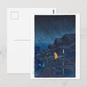 ukiyoe [hasui] C24 Avonddouche, Teradomari Briefkaart (Voorkant / Achterkant)