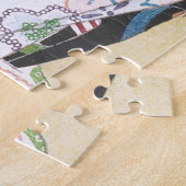 ukiyoe - hasui - m01 - De fadende lente - Legpuzzel (Zijkant)