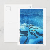 ukiyoe - hasui - m04 - Hataori Hot Spring - Briefkaart (Voorkant / Achterkant)