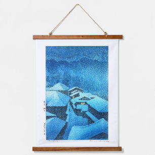 ukiyoe - hasui - m04 - Hataori Hot Spring - Hangend Wandkleed