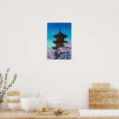 ukiyoe - hasui - m08 - Voorjaarsavond - Poster (Keuken)