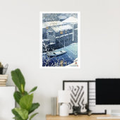 ukiyoe hasui n03 Ochanomizu Poster (Thuiskantoor)