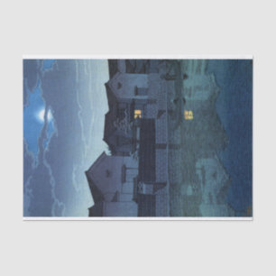 ukiyoe hasui n07 Matsue, Izumo (waze maan) Tissuepapier