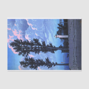 ukiyoe hasui n14 Kanda Myojin Shrine Precent Tissuepapier