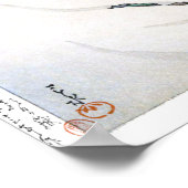 ukiyoe hasui n21 Mount Asahi seen from ... Poster (Hoek)