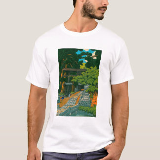 ukiyoe hasui No60 Kumagaya Dairai Shrine T-shirt