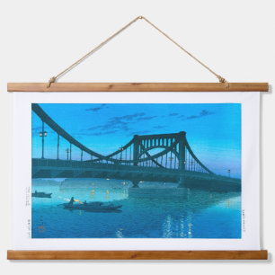 ukiyoe - hasui - No.11 Kiyosu Bridge - Hangend Wandkleed