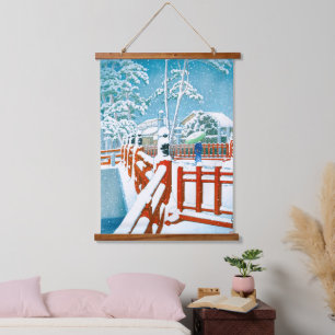 ukiyoe - hasui - No.24 Yakumo Bridge the Nagata .. Hangend Wandkleed