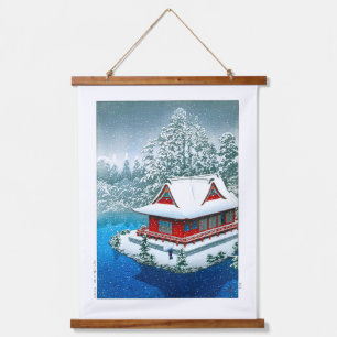 ukiyoe - hasui - No.26 Snow at Inokashira Park - Hangend Wandkleed