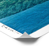 ukiyoe - hasui - No.35 Evening douche at Imai ... Poster (Hoek)