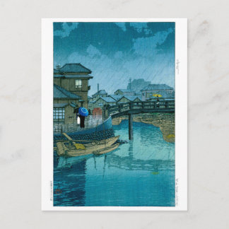 ukiyoe - hasui - No.39 Shinagawa - Briefkaart