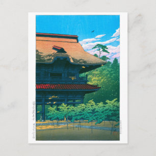 ukiyoe - hasui - No.42 Kenchoji Temple, Kamakura - Briefkaart