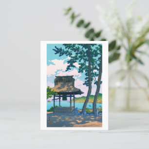 ukiyoe hasui Nr49 Shogetsuin-tempel in Ito, Izu Briefkaart