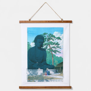 ukiyoe - hasui - Nr.1 De Grote Boeddha van Kamakur Hangend Wandkleed