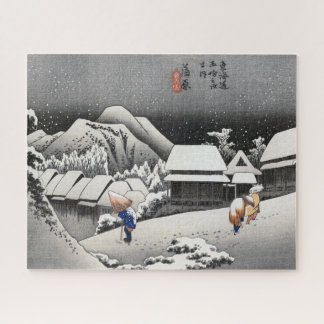 ukiyoe Hiroshige No.15-2 Kambara Legpuzzel
