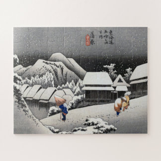 ukiyoe Hiroshige No.15-2 Kambara Legpuzzel