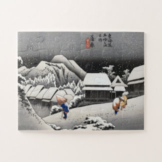ukiyoe Hiroshige No.15-2 Kambara Legpuzzel
