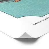 ukiyoe - Hiroshige - No.27 Fukuroi - Poster (Hoek)