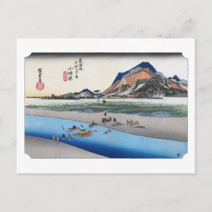 ukiyoe Hiroshige nr.09-1 Odawara Briefkaart