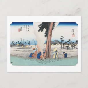 ukiyoe Hiroshige nr. 29 Hamamatsu Briefkaart