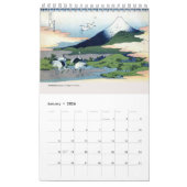 ukiyoe [hokusai] Zesendertig Uitzicht van de berg  Kalender (Jan 2026)