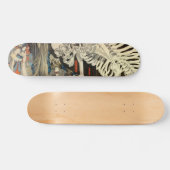ukiyoe japan skateboard skull (Horz)