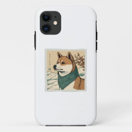 UKIYOE JAPANESE: SHIBA INU iPhone 11 HOESJE
