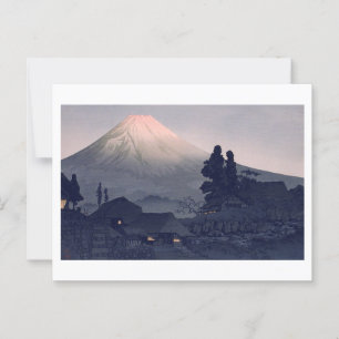 ukiyoe [komei] Mount Fuji vanuit Mizukubo Briefkaart